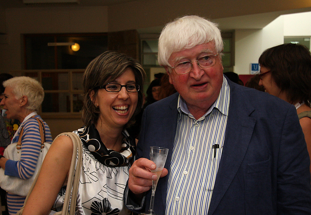 Denis with Helena Sousa at the 2010 IAMCR conference in Braga
