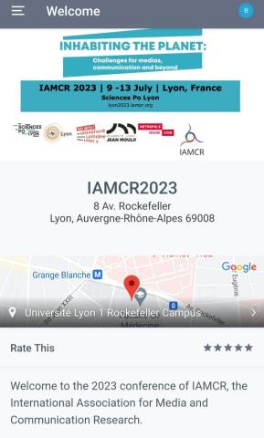 IAMCR2023 app
