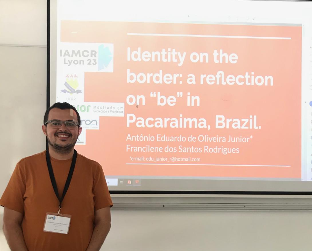 Antônio Eduardo at IAMCR 2023 in Lyon