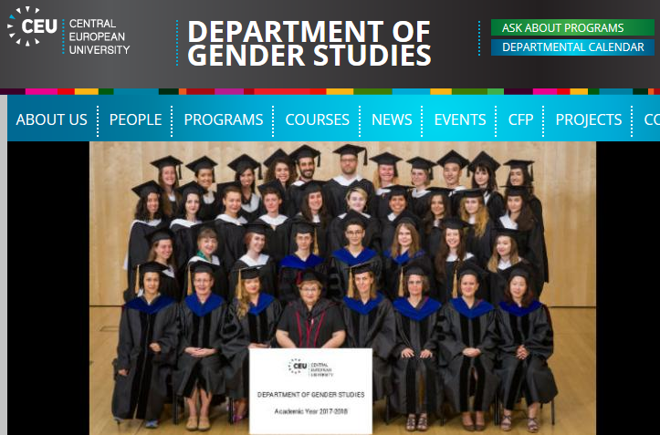 Class of 2017/18 at CEU's Department of Gender Studies https://gender.ceu.edu/