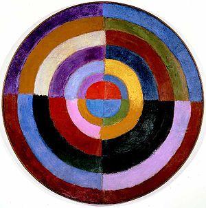 Abstract art - Robert Delaunay, 1912–13, Le Premier Disque. Source: https://en.wikipedia.org/wiki/Abstract_art