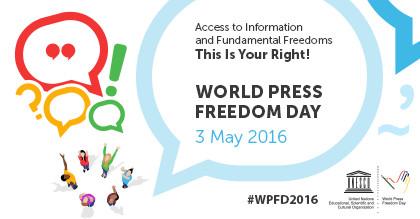 World Press Freedom Day 2016