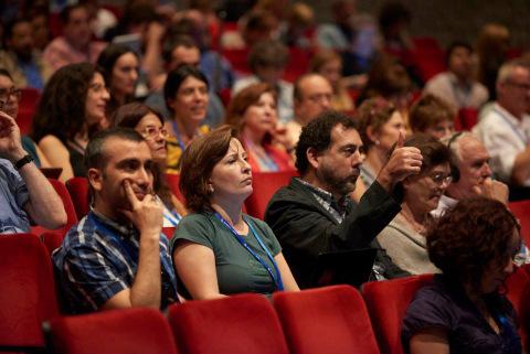 A plenary session during the 2015 IAMCR conference in Montreal A plenary session during the 2015 IAMCR conference in Montreal